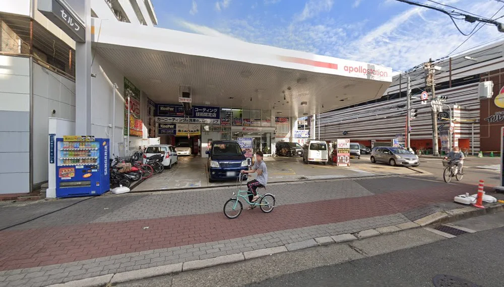 セルフ針中野店(出光)(大阪市東住吉区)の外観