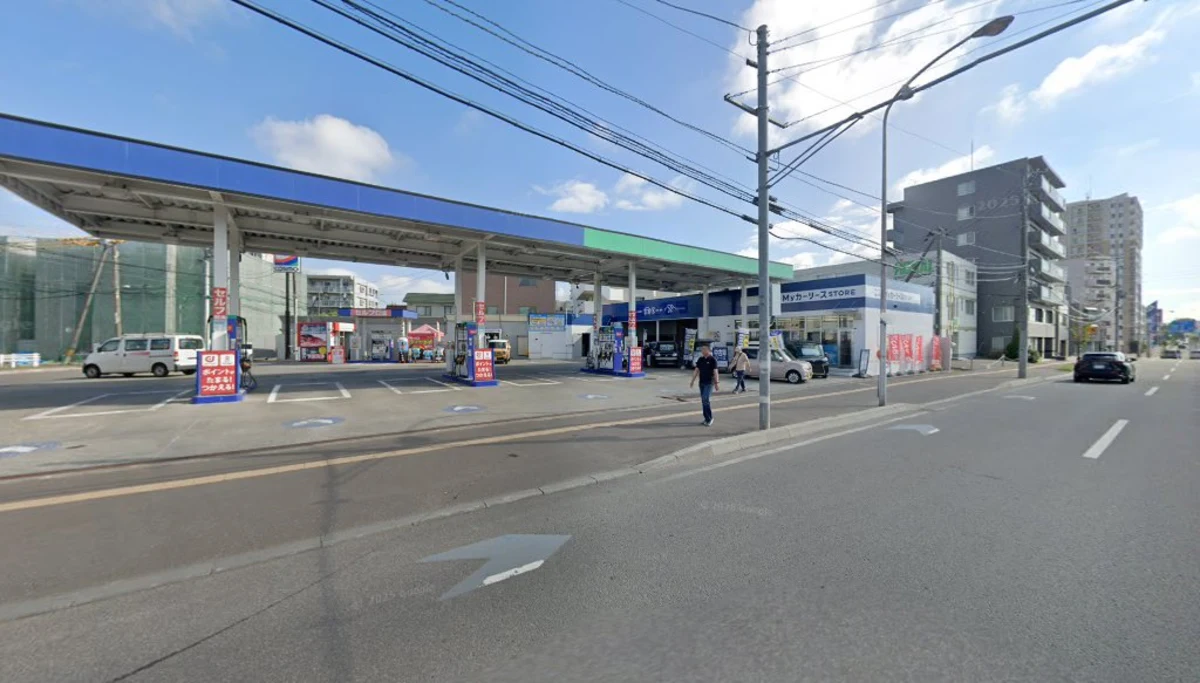 北15条東SS(コスモ石油)(札幌市東区)の外観