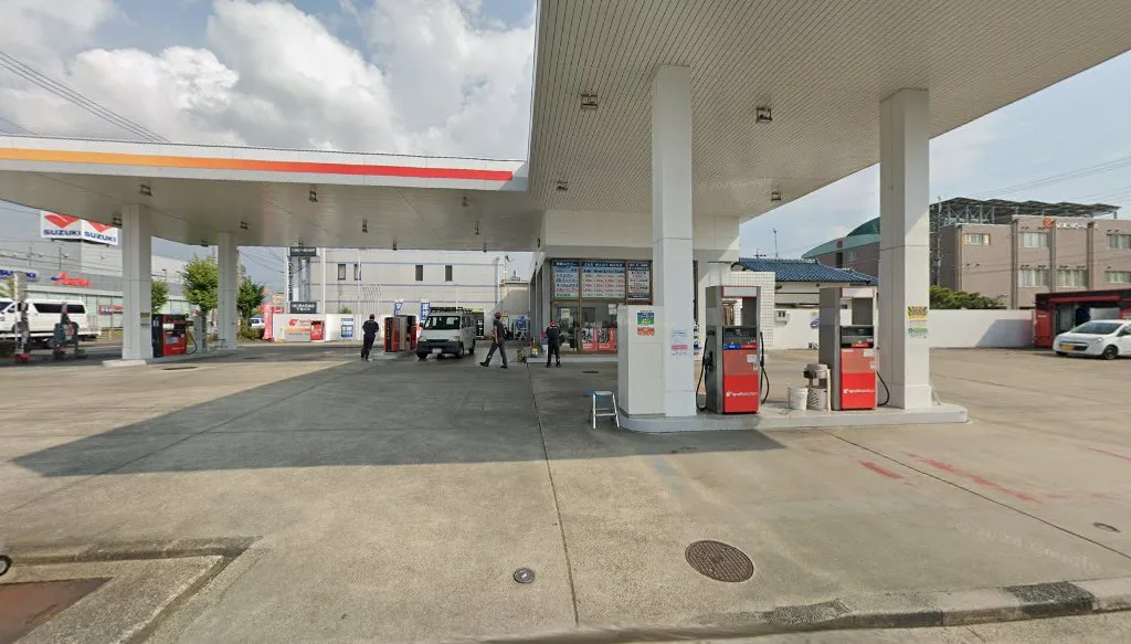 下地給油所(荒木石油店)(下地町)の外観